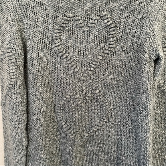 LC Lauren Conrad Heart Textured Sweater - Picture 2 of 3